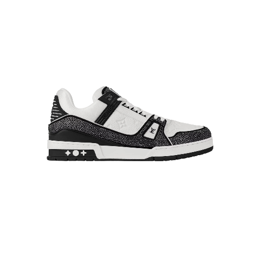 Louis Vuitton Trainer | Black White dettagli Swarovski | Numero 44