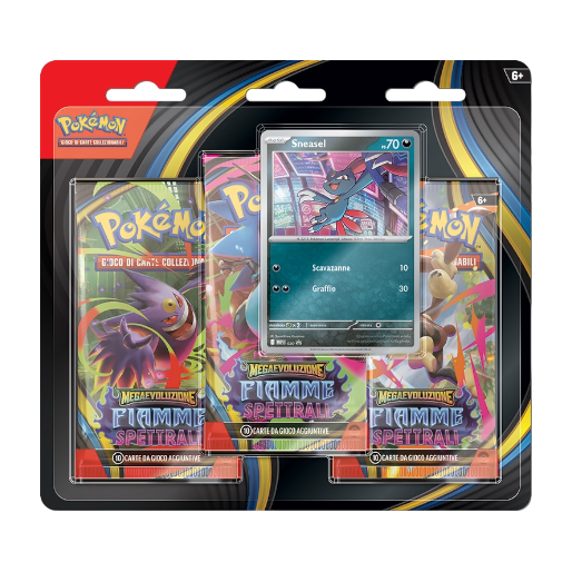 Pokémon | Blister 3 buste Fiamme Spettrali